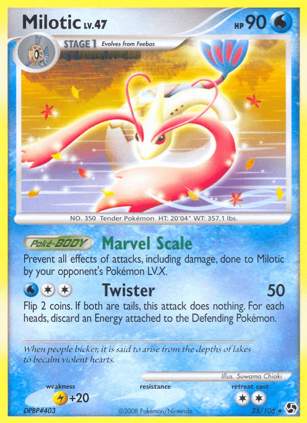 Milotic (25/106) [Diamond & Pearl: Great Encounters] (Online Only)