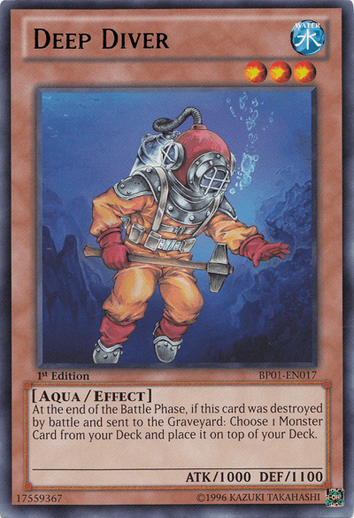 Deep Diver [BP01-EN017] Rare (ONLINE ORDER ONLY)