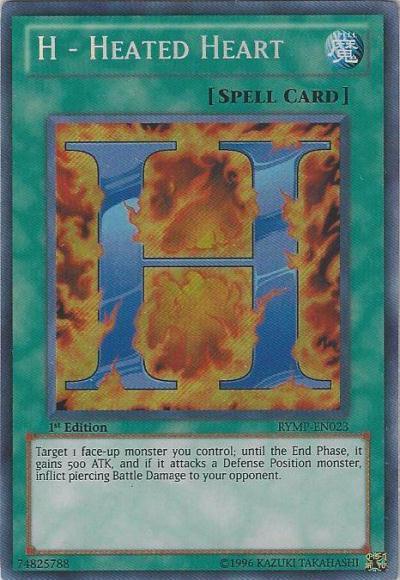 H - Heated Heart [RYMP-EN023] Secret Rare (ONLINE ORDER ONLY)
