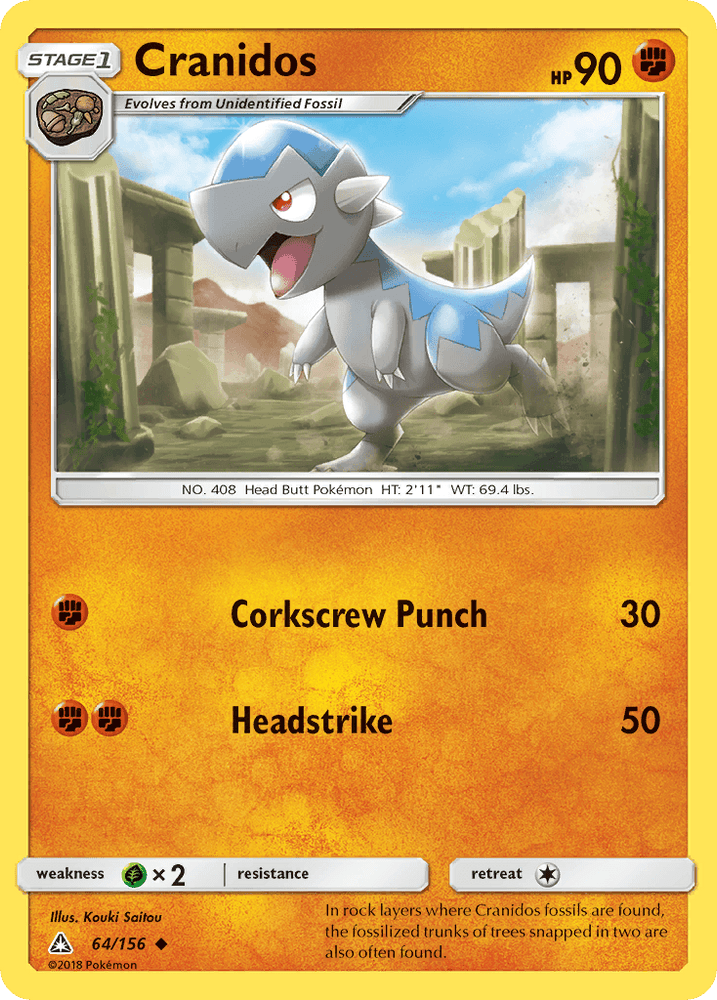Cranidos (64/156) [Sun & Moon: Ultra Prism] (Online Only)