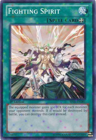 Fighting Spirit [BP01-EN081] Starfoil Rare (ONLINE ORDER ONLY)
