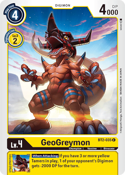 GeoGreymon [BT2-035] [Release Special Booster Ver.1.5] (ONLINE ORDER ONLY)