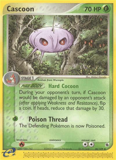 Cascoon (26/109) [EX: Ruby & Sapphire] (Online Only)