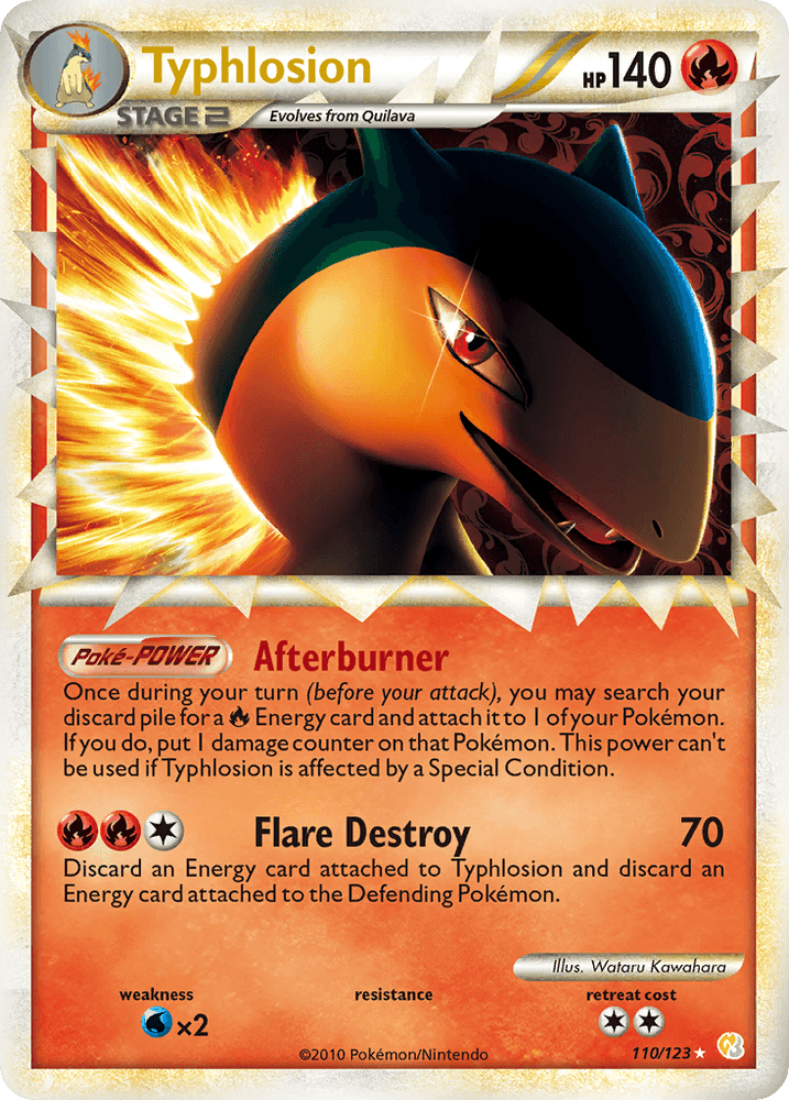 Typhlosion (110/123) [HeartGold & SoulSilver: Base Set] (Online Only)