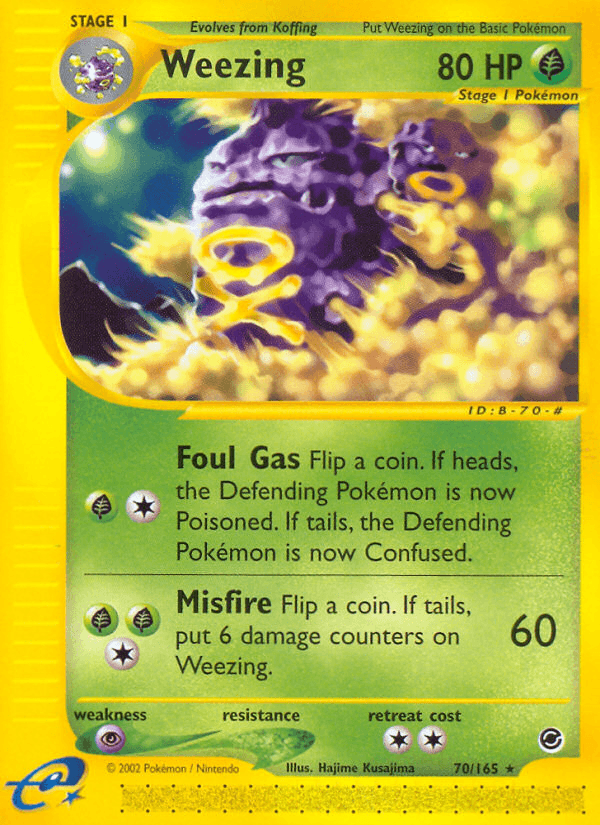 Weezing (70/165) [Expedition: Base Set] (Online Only)