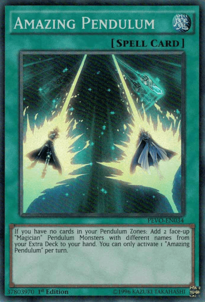 Amazing Pendulum [PEVO-EN034] Super Rare (ONLINE ORDER ONLY)