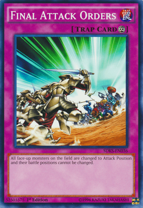 Final Attack Orders [SDKS-EN036] Common (ONLINE ORDER ONLY)