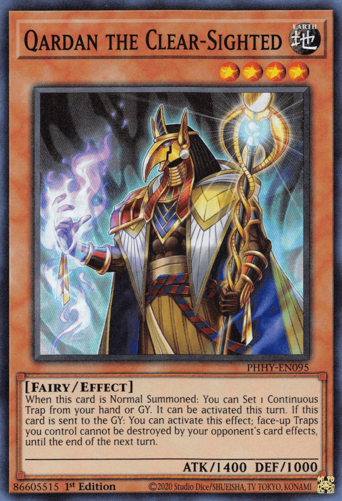 Qardan the Clear-Sighted [PHHY-EN095] Super Rare (ONLINE ORDER ONLY)