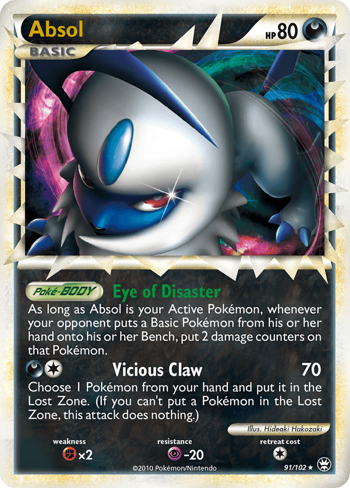 Absol (91/102) [HeartGold & SoulSilver: Triumphant] (Online Only)