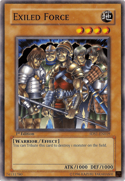 Exiled Force [5DS1-EN019] Common (ONLINE ORDER ONLY)