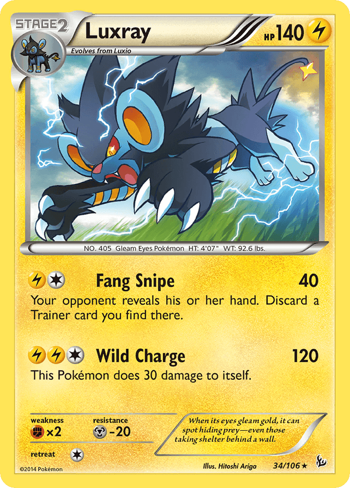 Luxray (34/106) [XY: Flashfire] (Online Only)