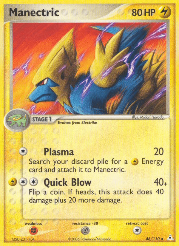 Manectric (46/110) [EX: Holon Phantoms] (Online Only)