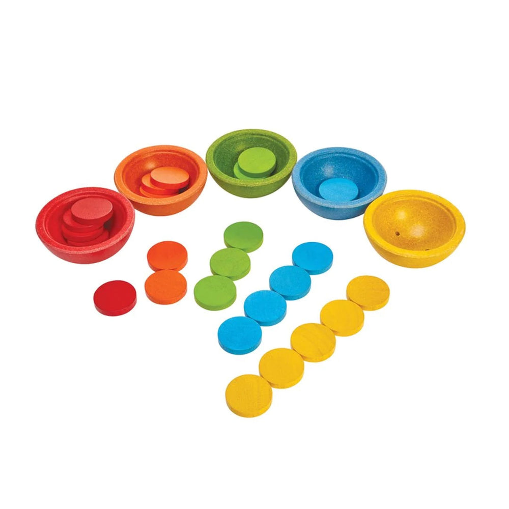 Rainbow Color, Match & Count Wooden Sorting (ONLINE ORDER ONLY)