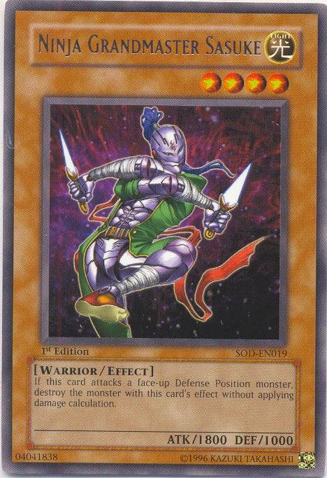 Ninja Grandmaster Sasuke [SOD-EN019] Rare (ONLINE ORDER ONLY)