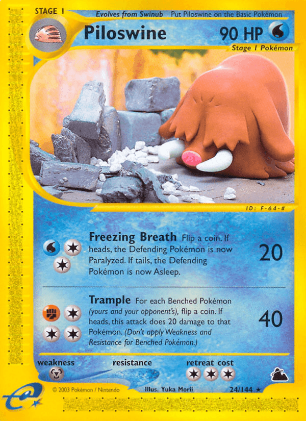 Piloswine (24/144) [Skyridge] (Online Only)