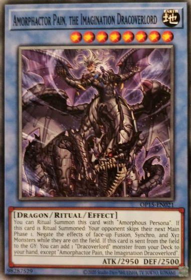 Amorphactor Pain, the Imagination Dracoverlord [OP15-EN021] Common (ONLINE ORDER ONLY)