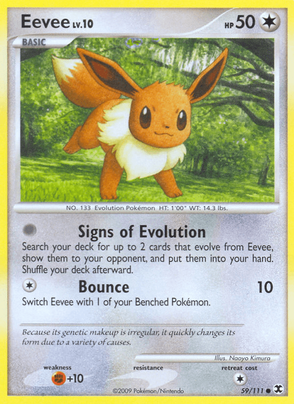 Eevee (59/111) [Platinum: Rising Rivals] (Online Only)