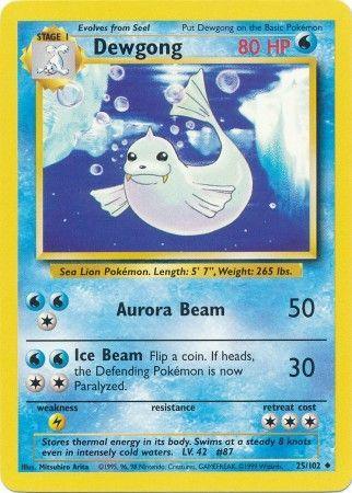 Dewgong (25/102) [Base Set Unlimited] (Online Only)