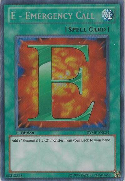 E - Emergency Call [RYMP-EN024] Secret Rare (ONLINE ORDER ONLY)