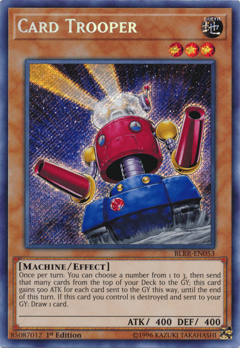 Card Trooper [BLRR-EN053] Secret Rare (ONLINE ORDER ONLY)