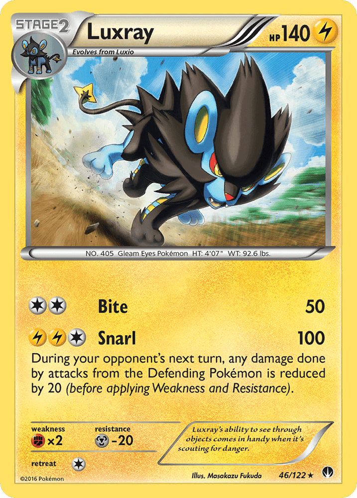 Luxray (46/122) [XY: BREAKpoint] (Online Only)