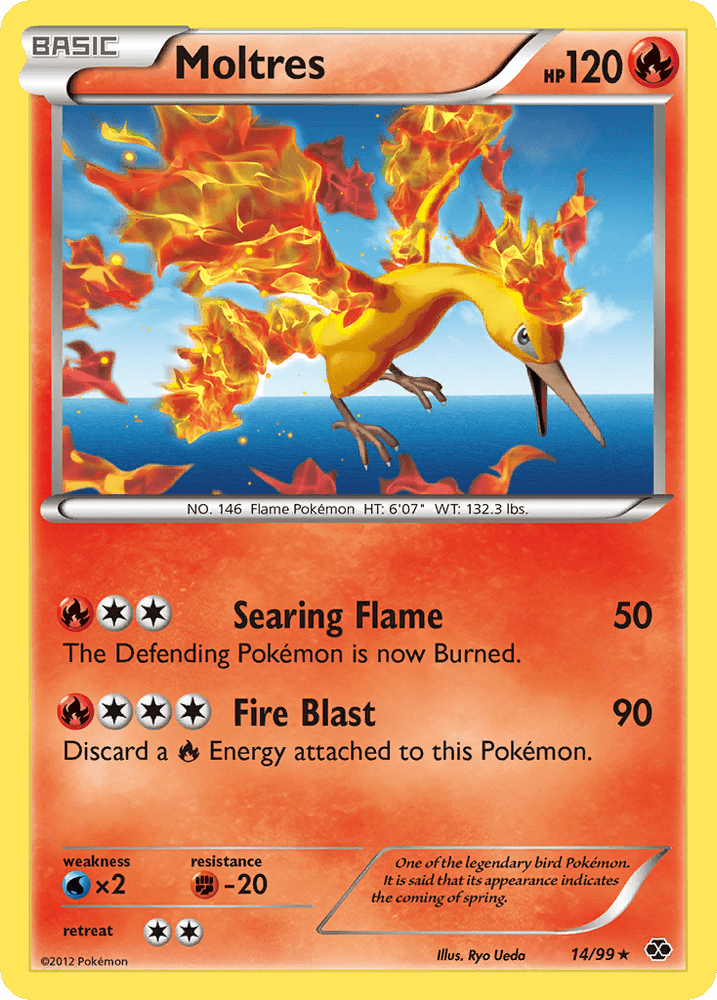 Moltres (14/99) [Black & White: Next Destinies] (Online Only)