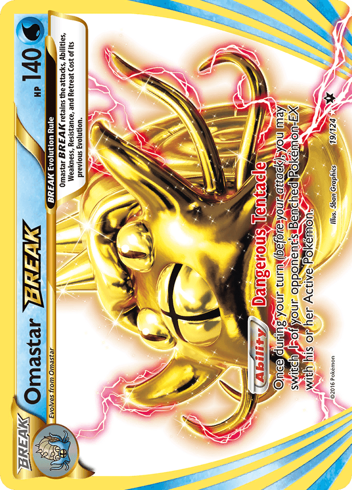 Omastar BREAK (19/124) [XY: Fates Collide] (Online Only)