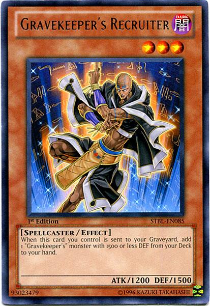 Gravekeeper's Recruiter [STBL-EN085] Rare (ONLINE ORDER ONLY)