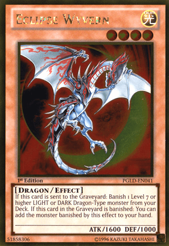 Eclipse Wyvern [PGLD-EN041] Gold Rare (ONLINE ORDER ONLY)