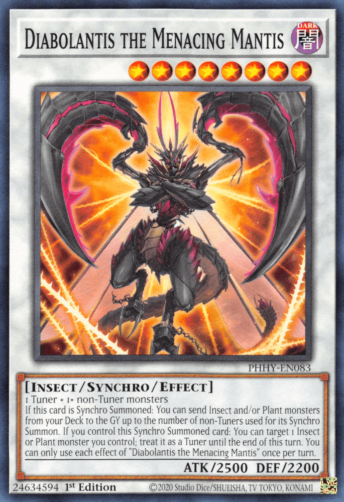Diabolantis the Menacing Mantis [PHHY-EN083] Common (ONLINE ORDER ONLY)