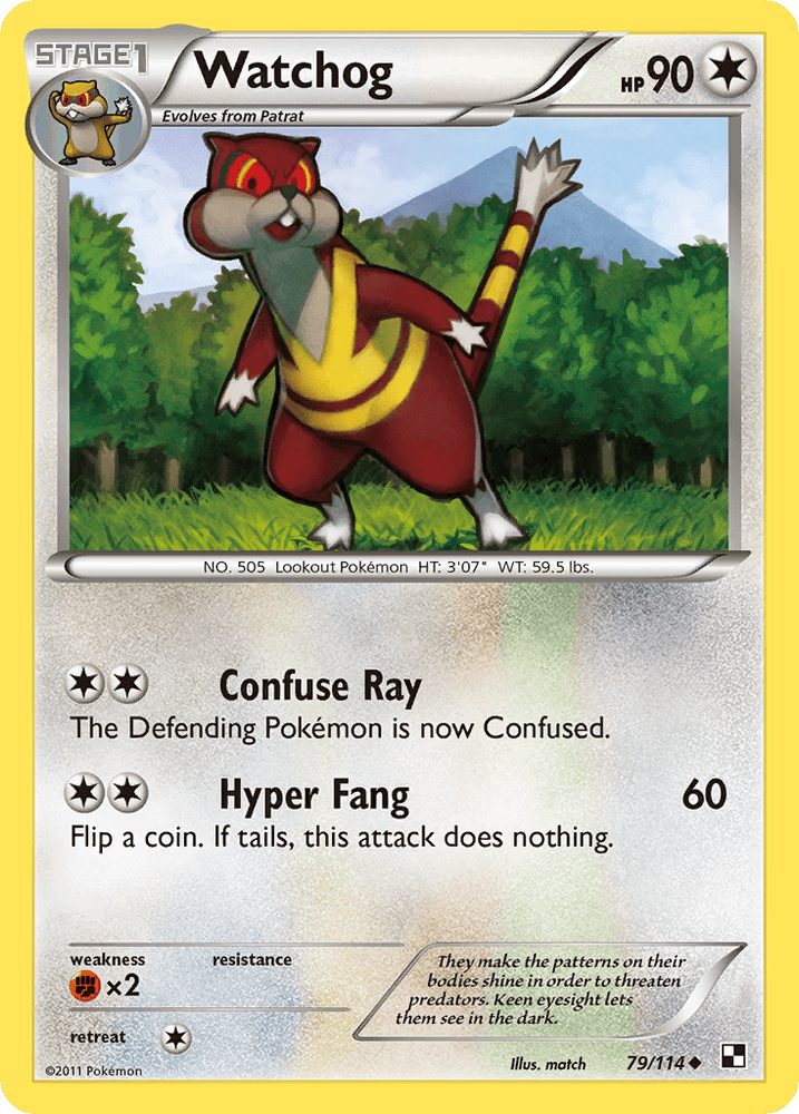 Watchog (79/114) [Black & White: Base Set] (Online Only)