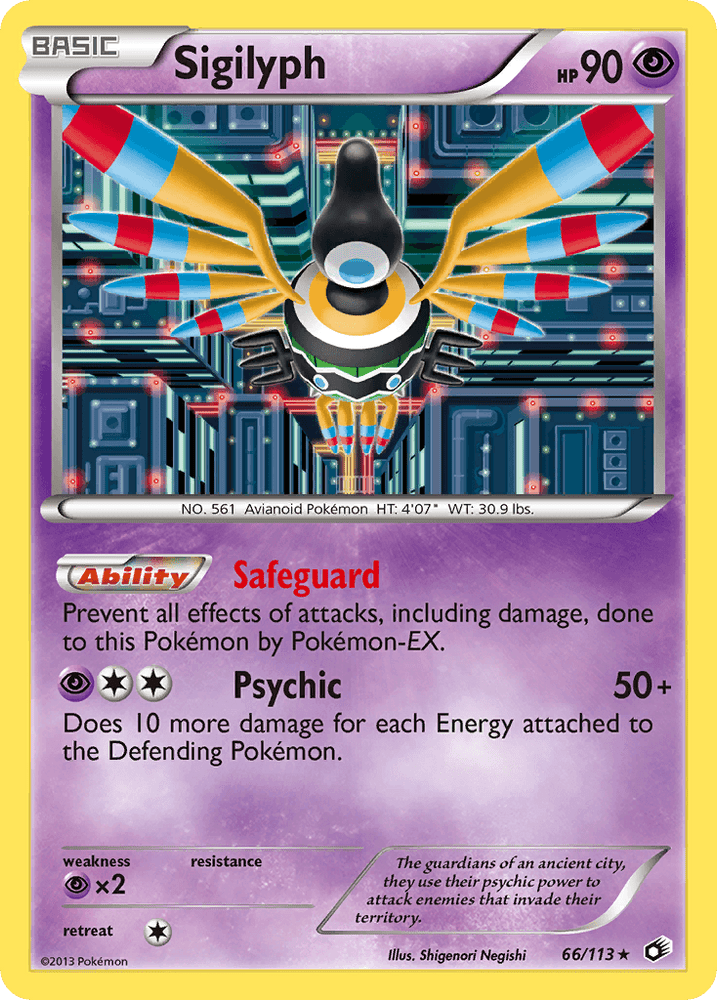 Sigilyph (66/113) [Black & White: Legendary Treasures] (Online Only)