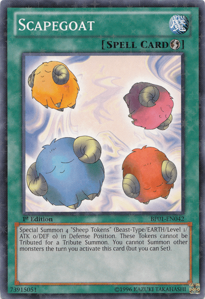 Scapegoat [BP01-EN042] Starfoil Rare (ONLINE ORDER ONLY)