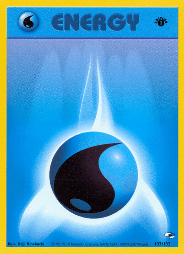 Water Energy (132/132) [Gym Heroes 1st Edition] (Online Only)