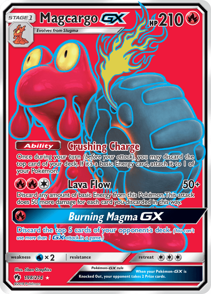Magcargo GX (198/214) [Sun & Moon: Lost Thunder] (Online Only)