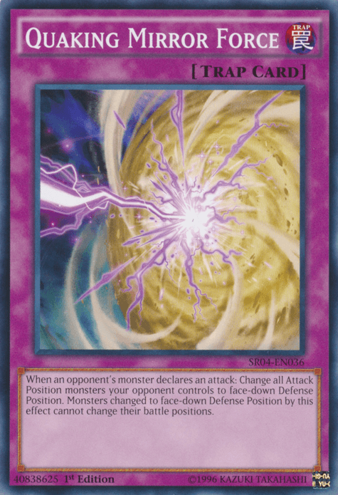 Quaking Mirror Force [SR04-EN036] Common (ONLINE ORDER ONLY)