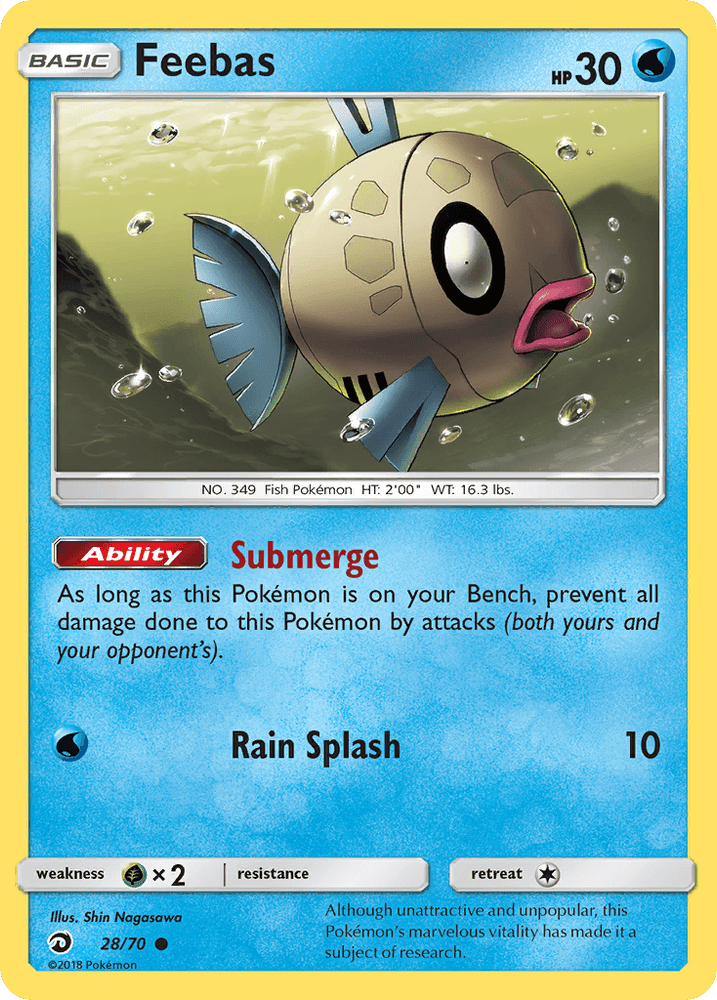 Feebas (28/70) [Sun & Moon: Dragon Majesty] (Online Only)