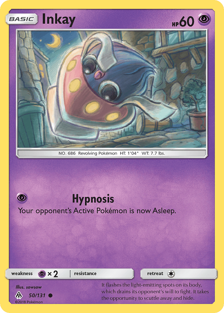 Inkay (50/131) [Sun & Moon: Forbidden Light] (Online Only)