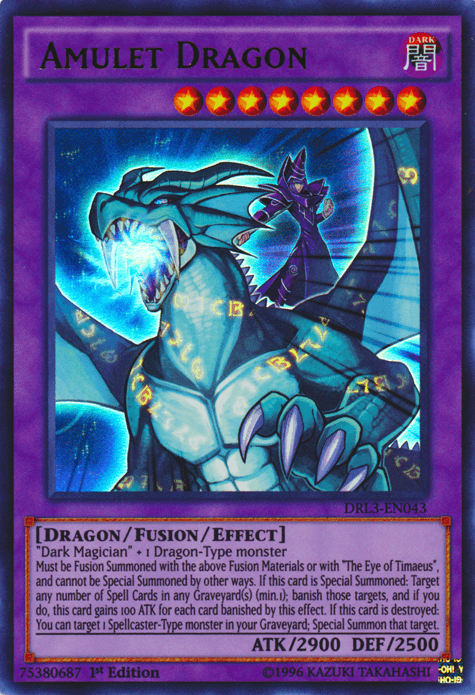Amulet Dragon [DRL3-EN043] Ultra Rare (ONLINE ORDER ONLY)