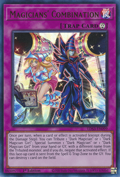 Magicians' Combination [LDS3-EN099] Ultra Rare (ONLINE ORDER ONLY)