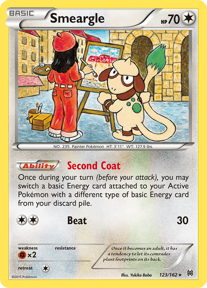Smeargle (123/162) [XY: BREAKthrough] (Online Only)