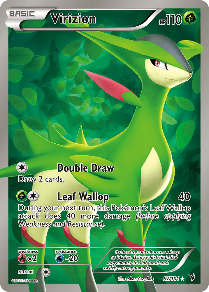 Virizion (97/101) [Black & White: Noble Victories] (Online Only)