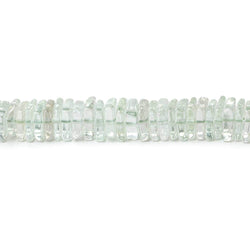 5mm Prasiolite Plain Square Heshi Beads 16 inch (ONLINE ORDER ONLY)