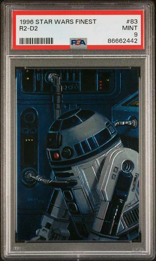 1996 STAR WARS FINEST R2-D2  #83 - PSA 9 (Online Order Only)