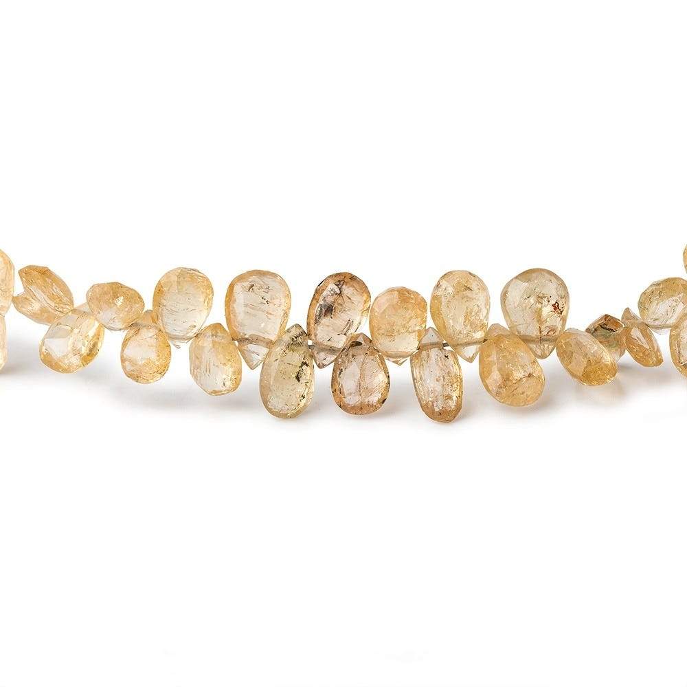 5x3-6x5mm Imperial Topaz Faceted Pear Beads 8 inch 84 pieces A (ONLINE ORDER ONLY)