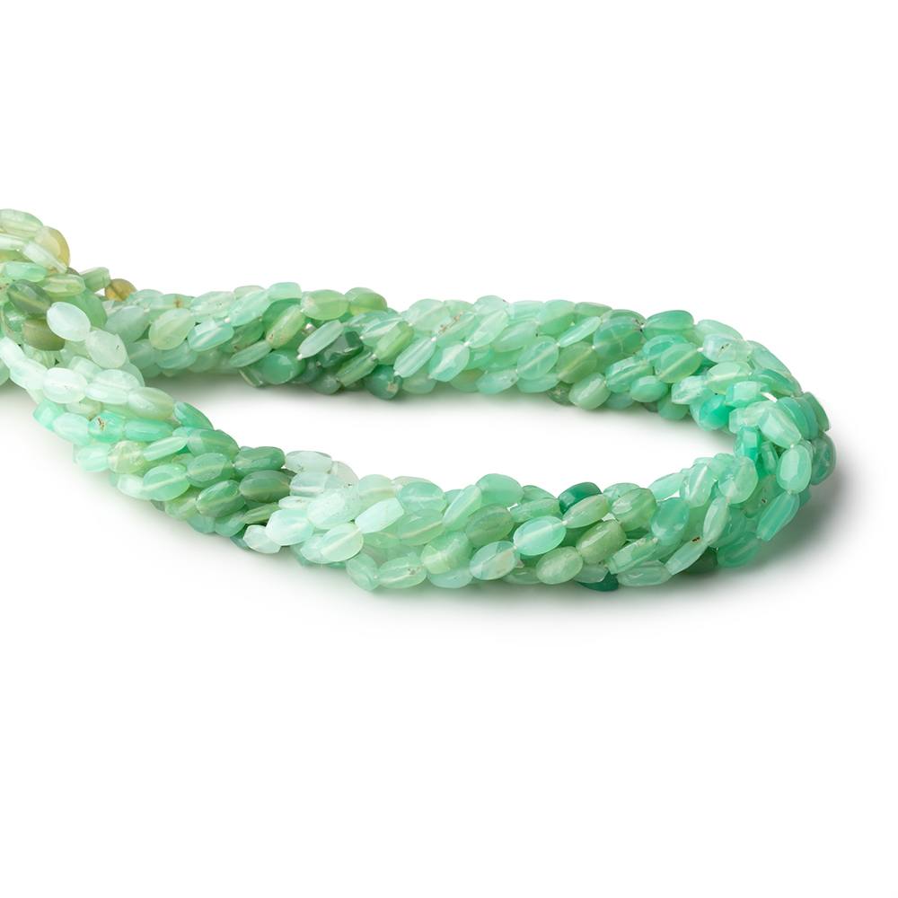 5x3mm-6x3mm Chrysoprase Faceted Oval Beads 13 inch 60 pieces (ONLINE ORDER ONLY)