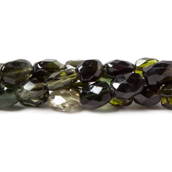 5x4-6x4mm Multi Color Tourmaline faceted nugget beads 14.5 inches 58 pieces (ONLINE ORDER ONLY)
