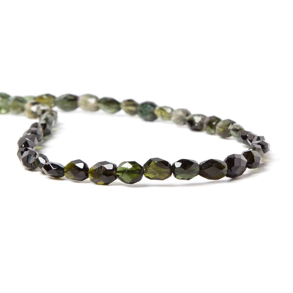 5x4-6x4mm Multi Color Tourmaline faceted nugget beads 14.5 inches 58 pieces (ONLINE ORDER ONLY)