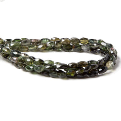 5x4-6x4mm Multi Color Tourmaline faceted nugget beads 14.5 inches 58 pieces (ONLINE ORDER ONLY)