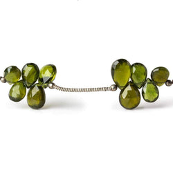 5x4-9x7mm Idocrase Faceted Pears 8 inch 30 beads AA Grade (ONLINE ORDER ONLY)